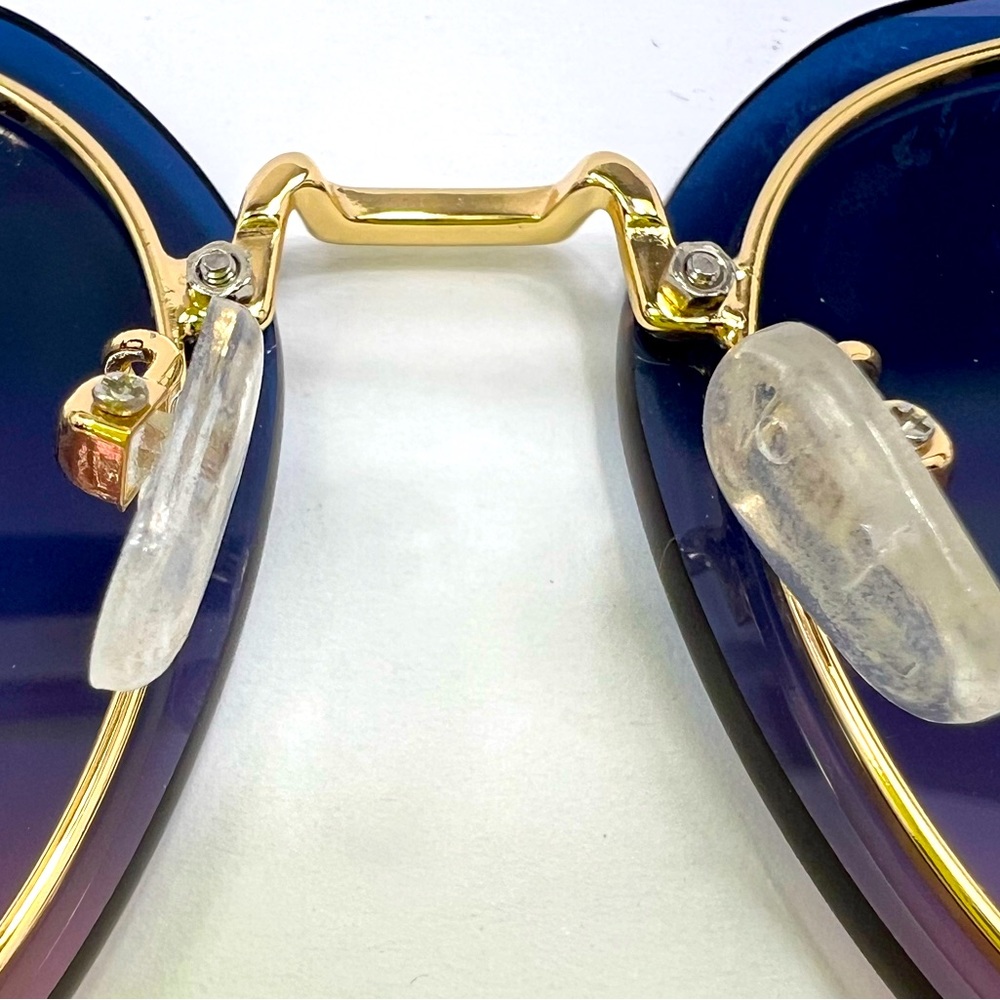 JOHN VARVANTOS LADIES GOLD METAL SUNGLASSES - Picture 9 of 11